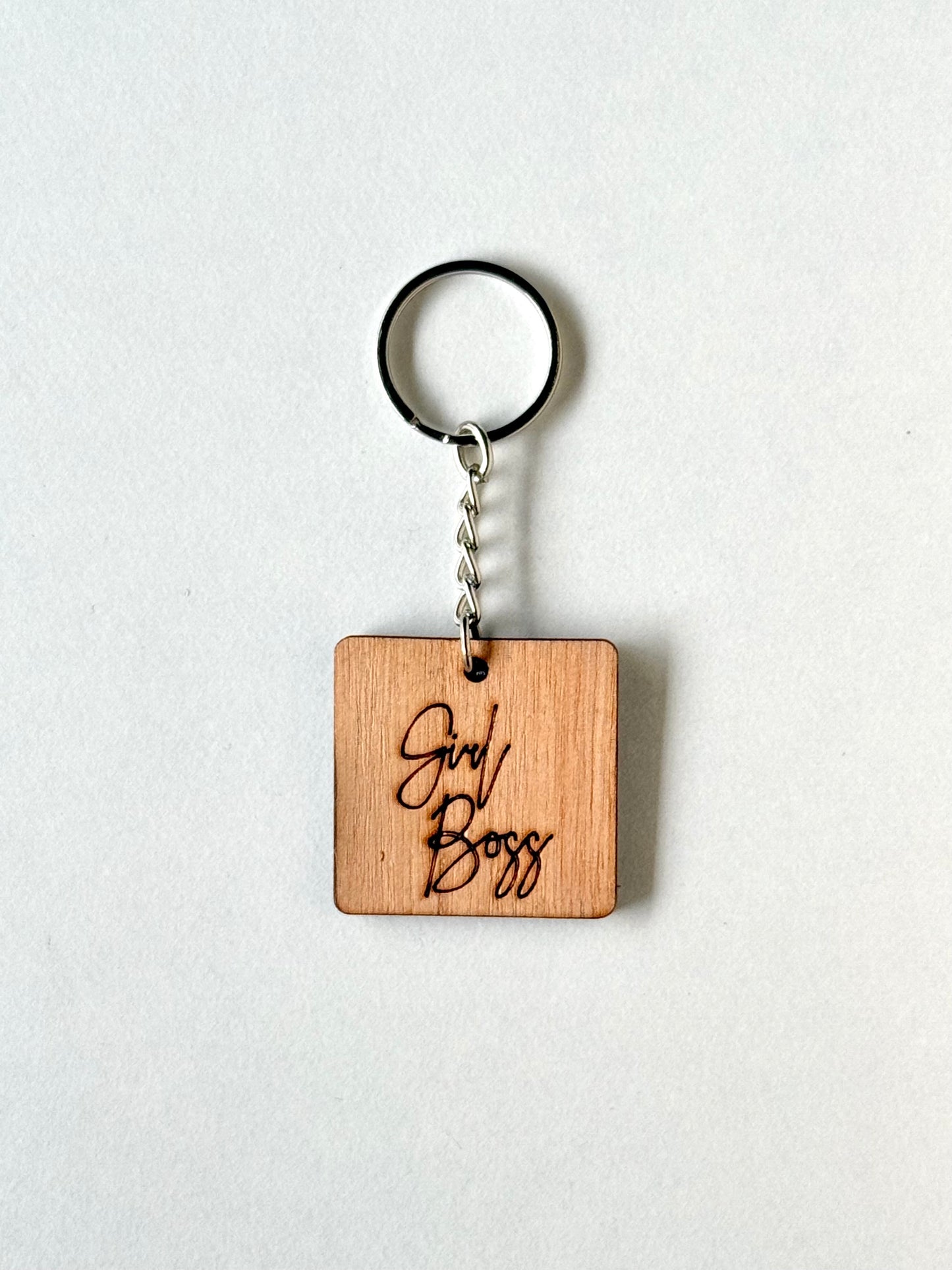 Girl Boss keychain