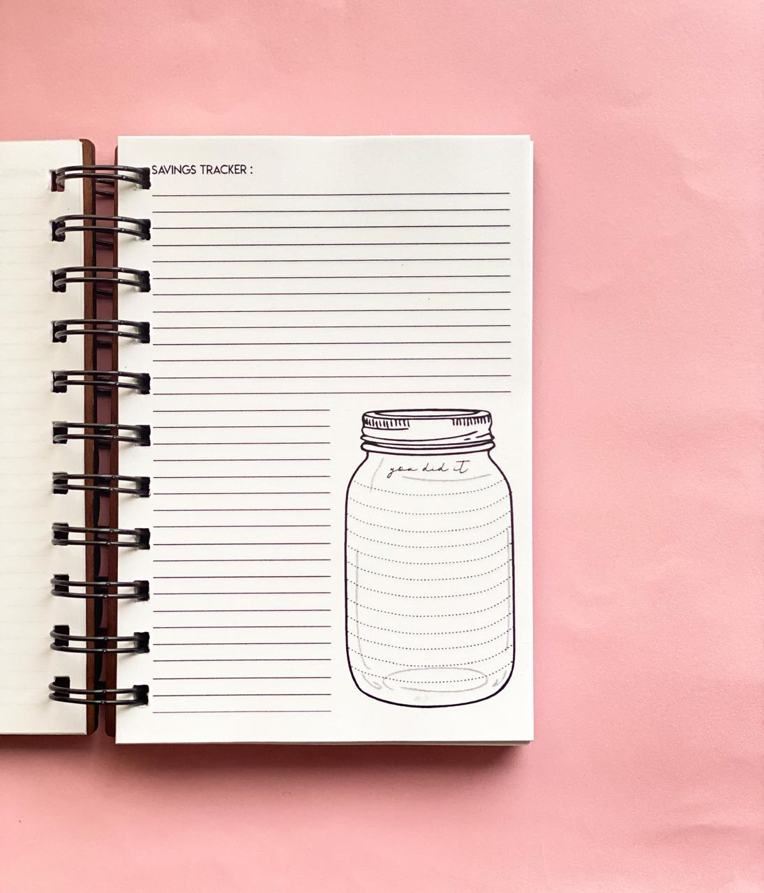 Hisab Kitab Wooden Notebook