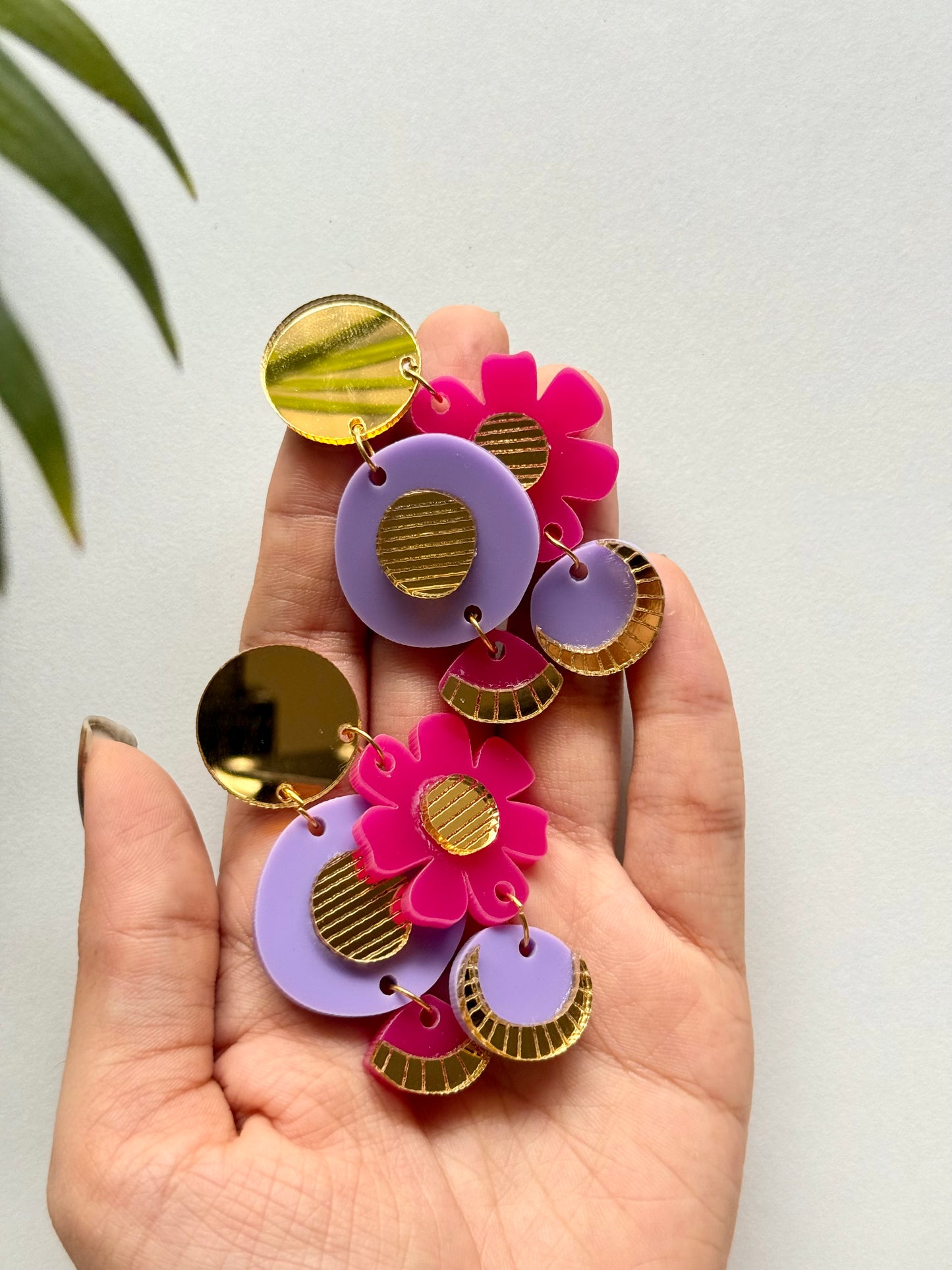 Dramatic Layered Earrings