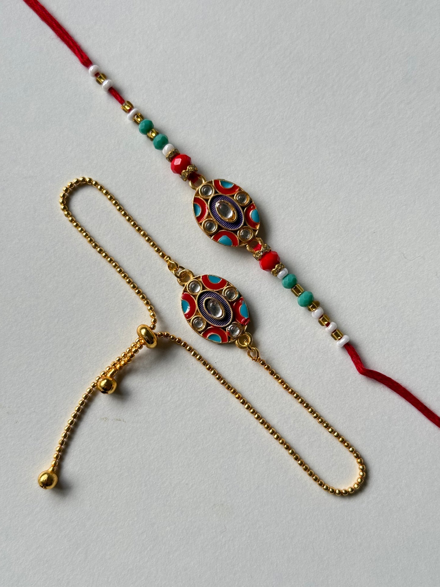 Couple Rakhi Set – Bhaiya Bhabhi Rakhi & Lumba