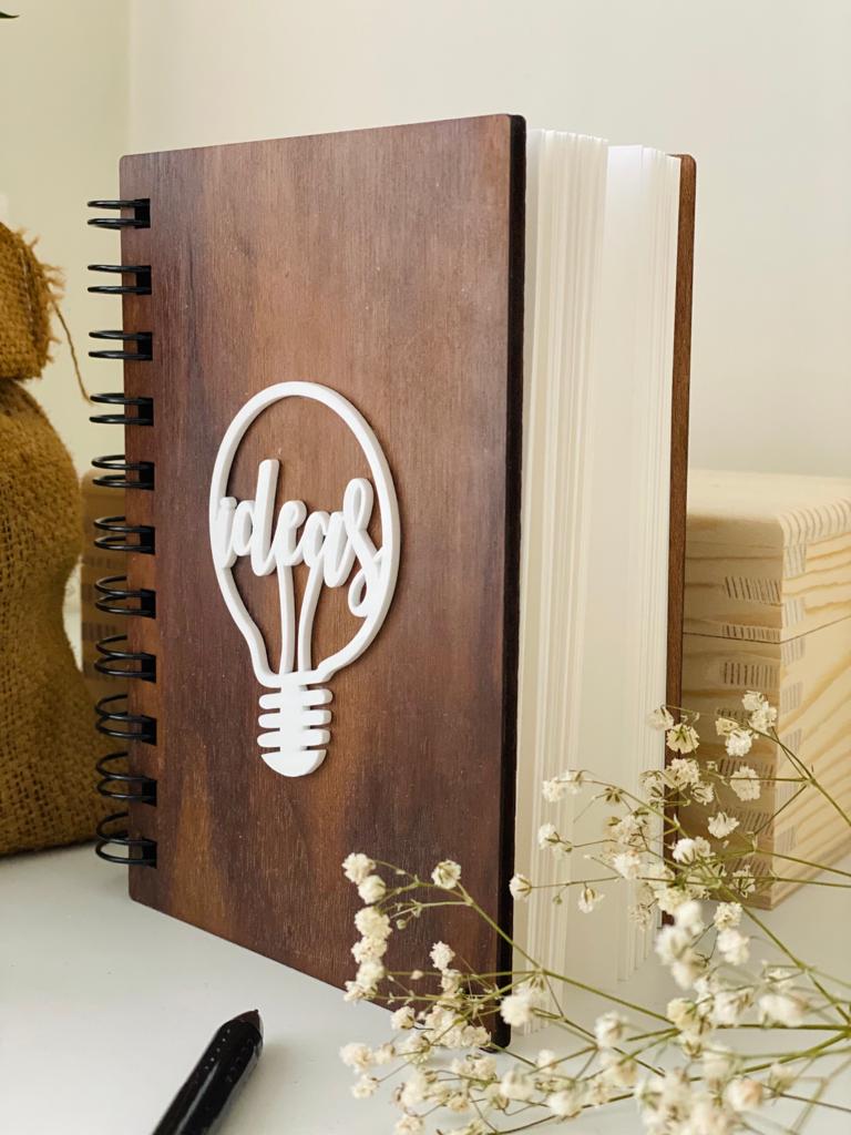 Ideas Wooden Notebook