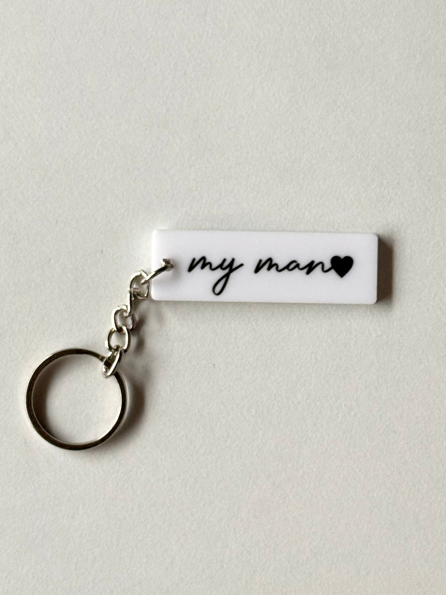 My Man Keychain