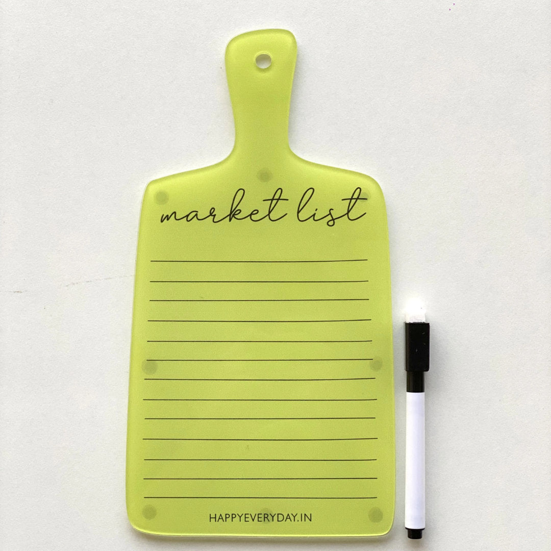 HappyEveryday Market List Magnetic Acrylic Planner