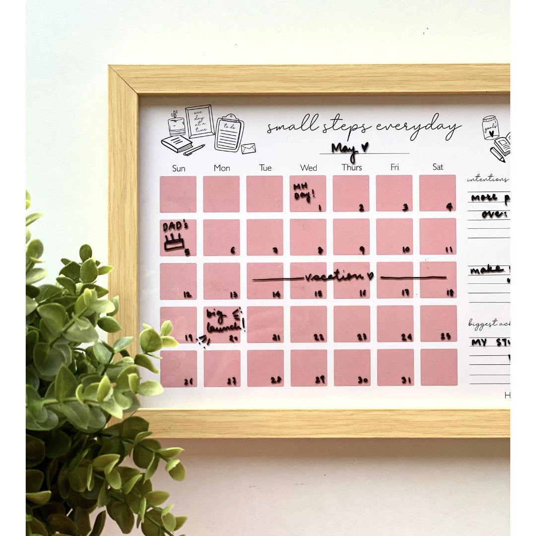 HappyEveryday Monthly Calendar