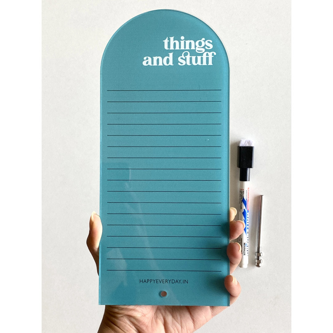 HappyEveryday Things & Stuff Acrylic Planner