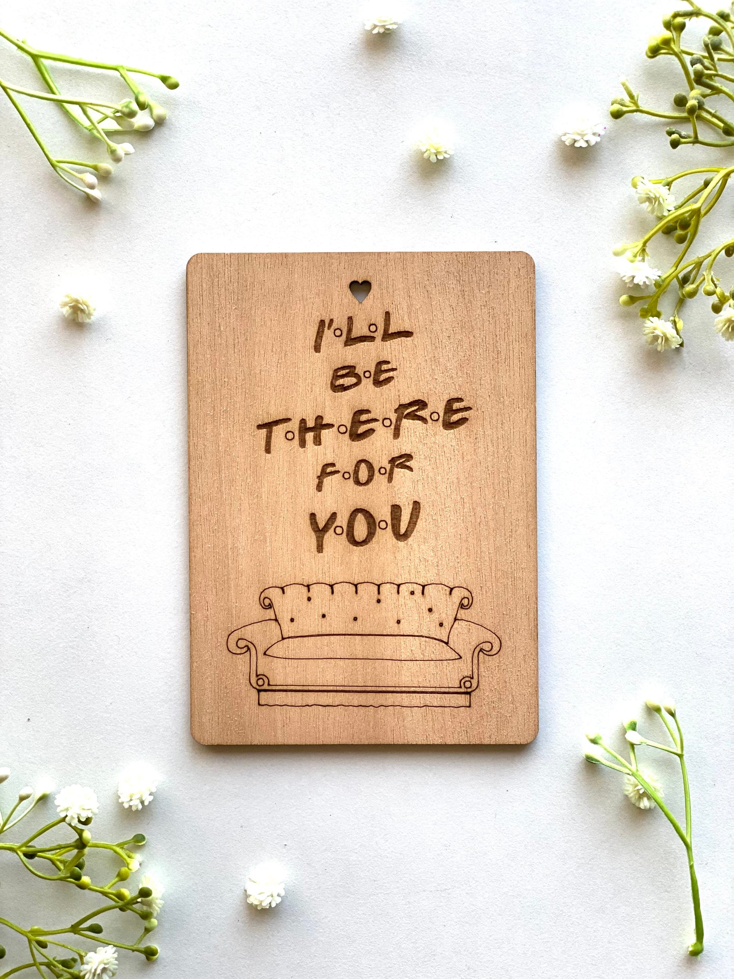 Friends Wooden Card