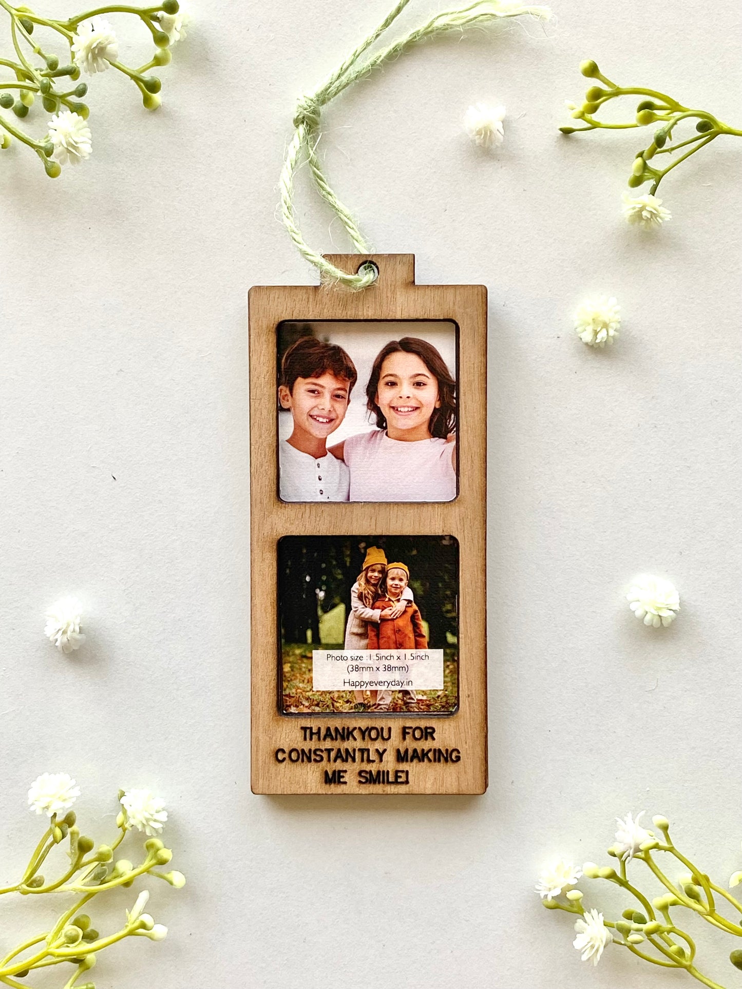 Polaroid Photo Magnet - Two Photos