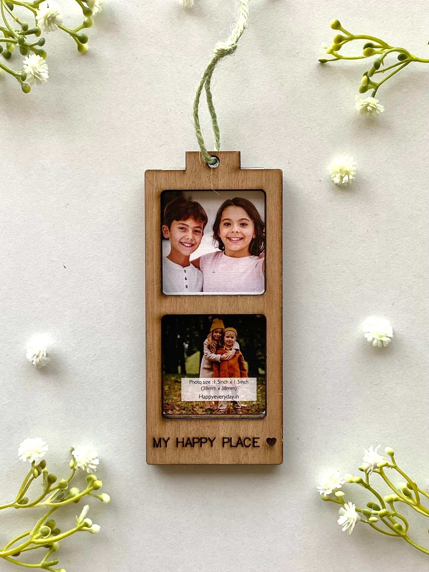 Polaroid Photo Magnet - Two Photos