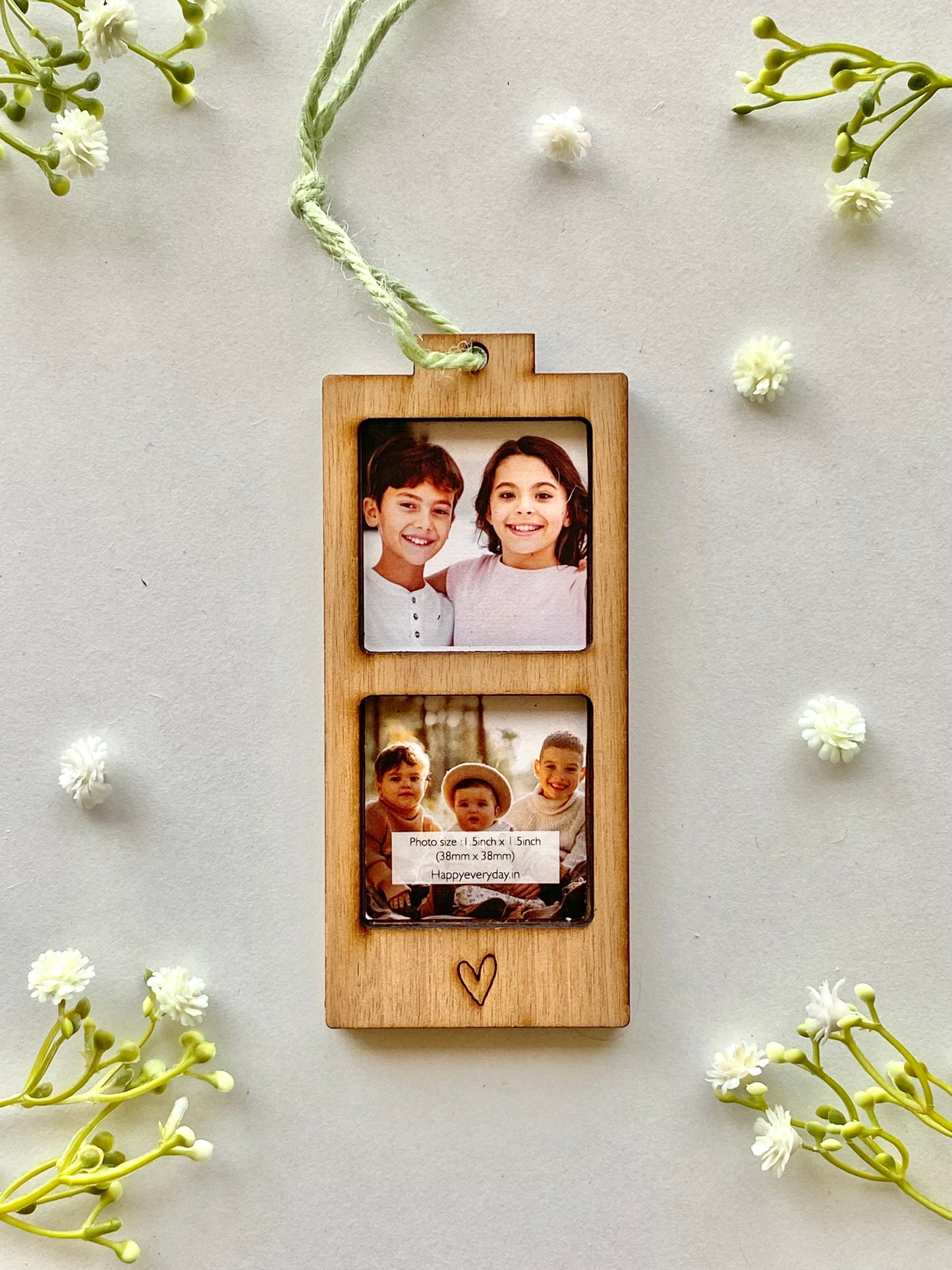Polaroid Photo Magnet - Two Photos