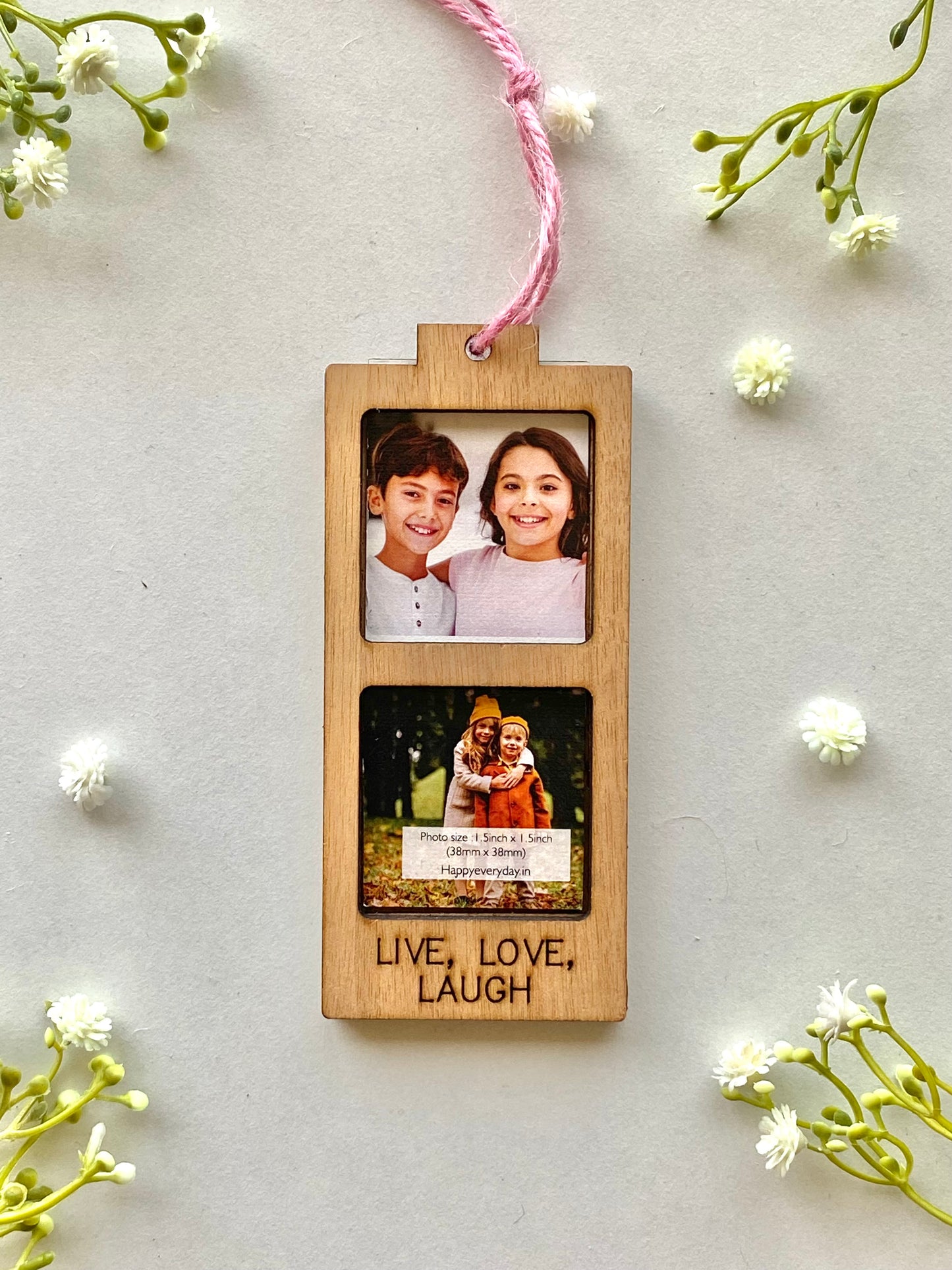Polaroid Photo Magnet - Two Photos
