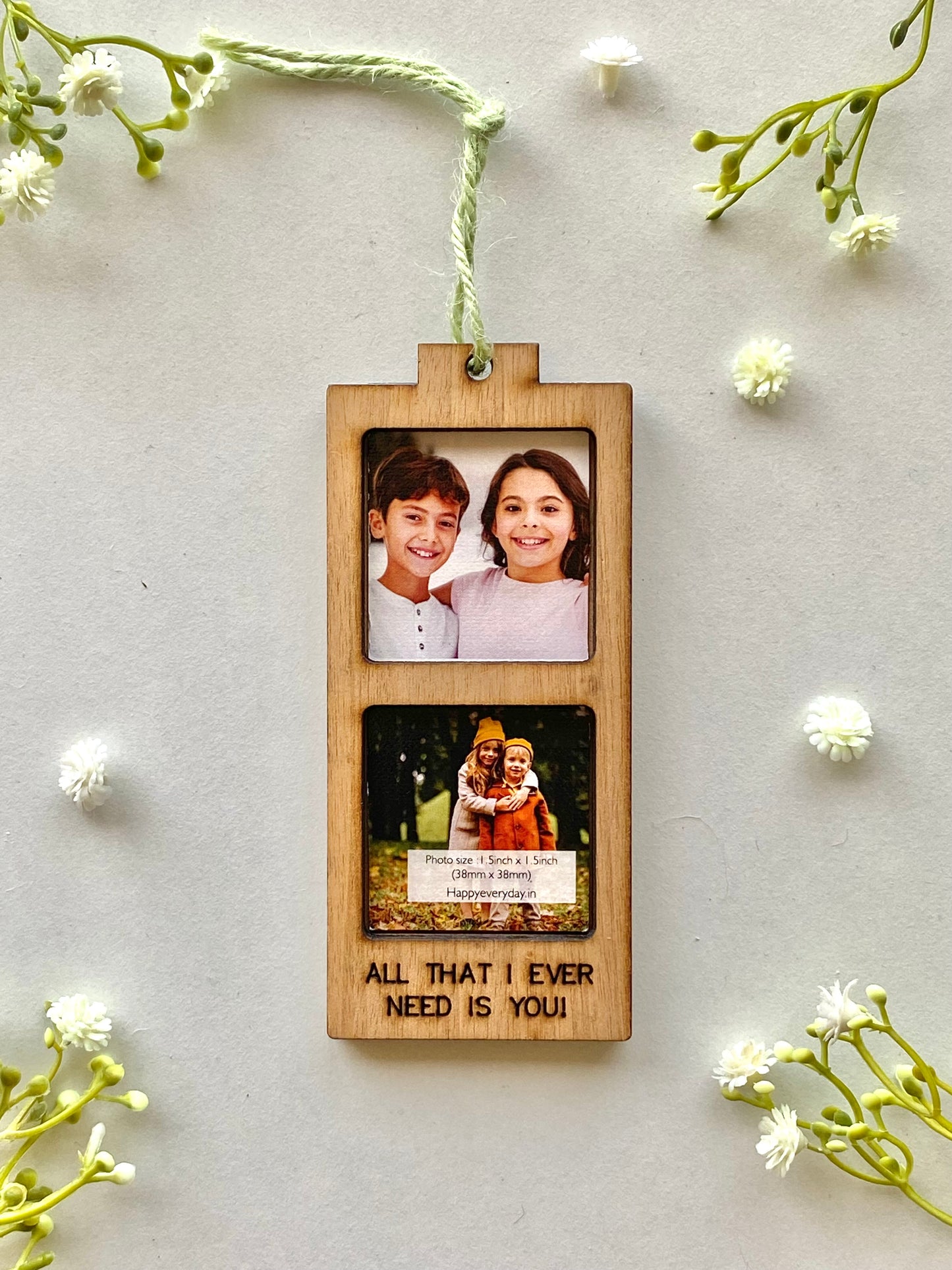 Polaroid Photo Magnet - Two Photos