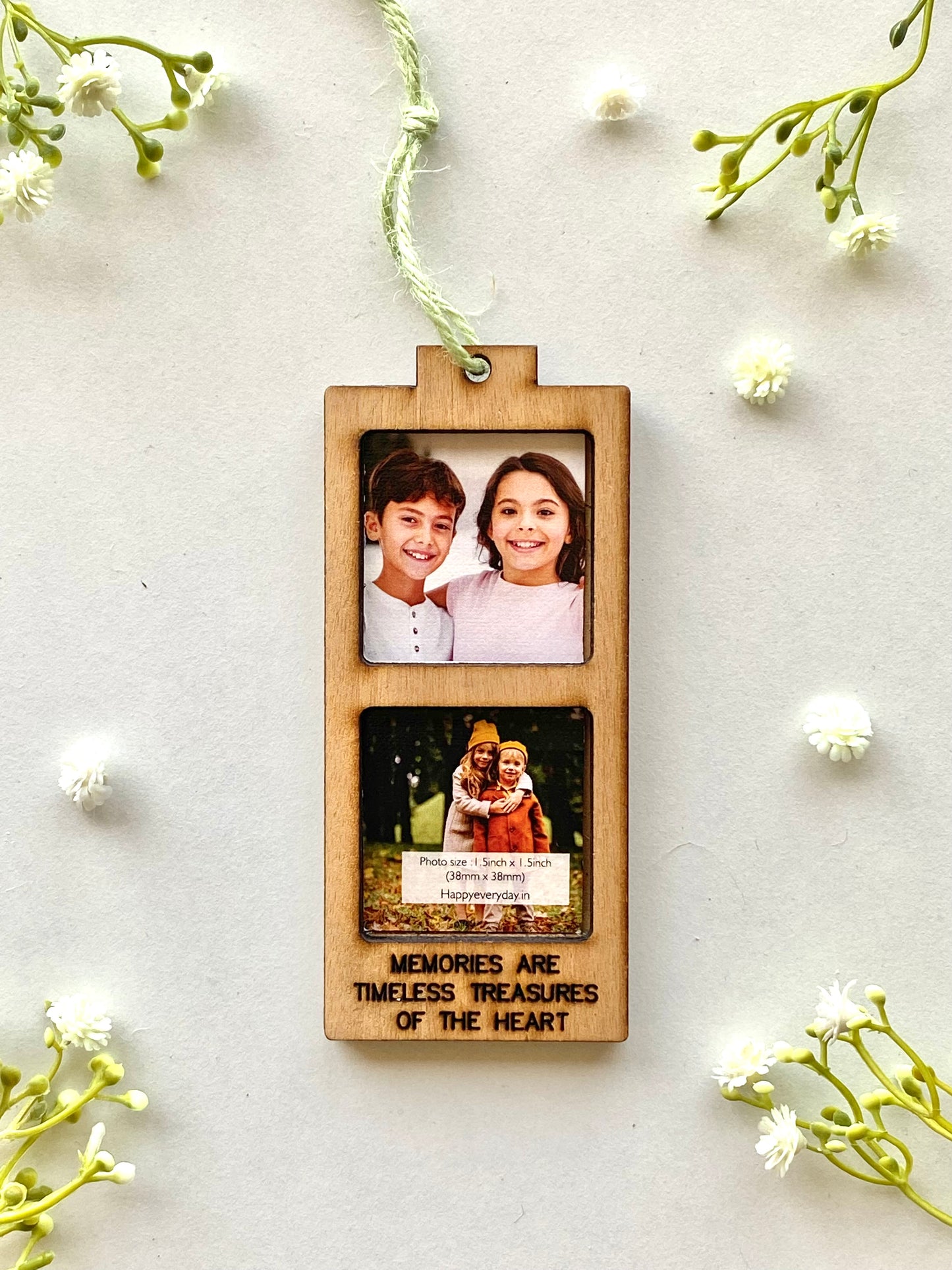 Polaroid Photo Magnet - Two Photos