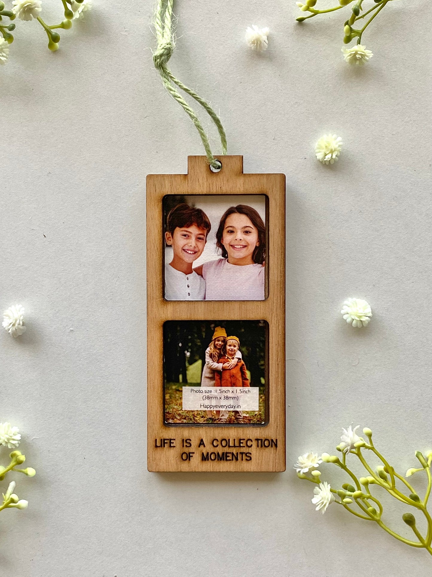 Polaroid Photo Magnet - Two Photos