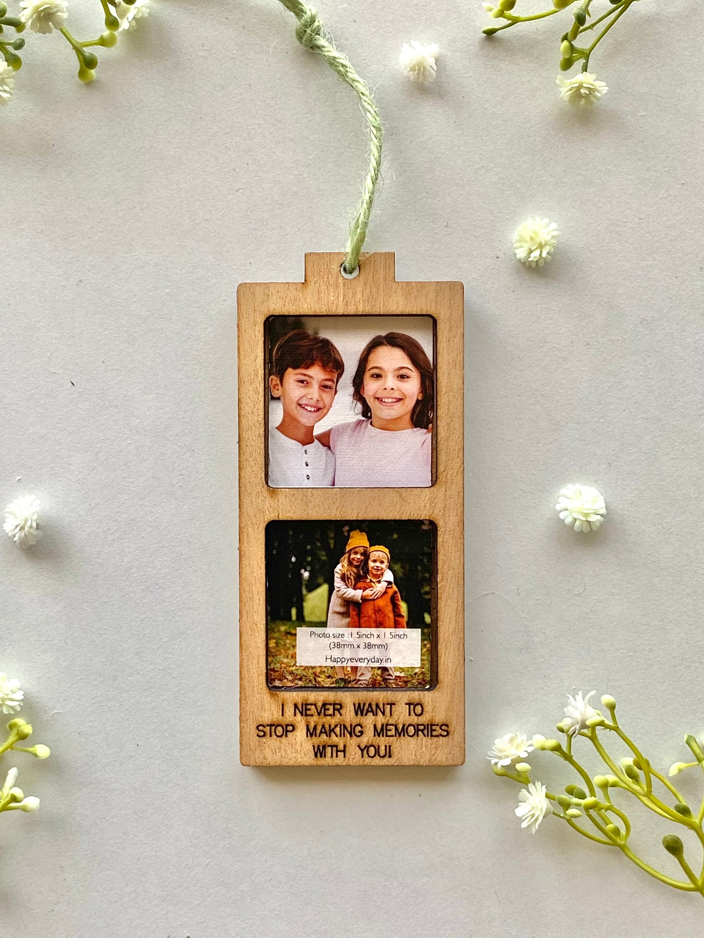 Polaroid Photo Magnet - Two Photos