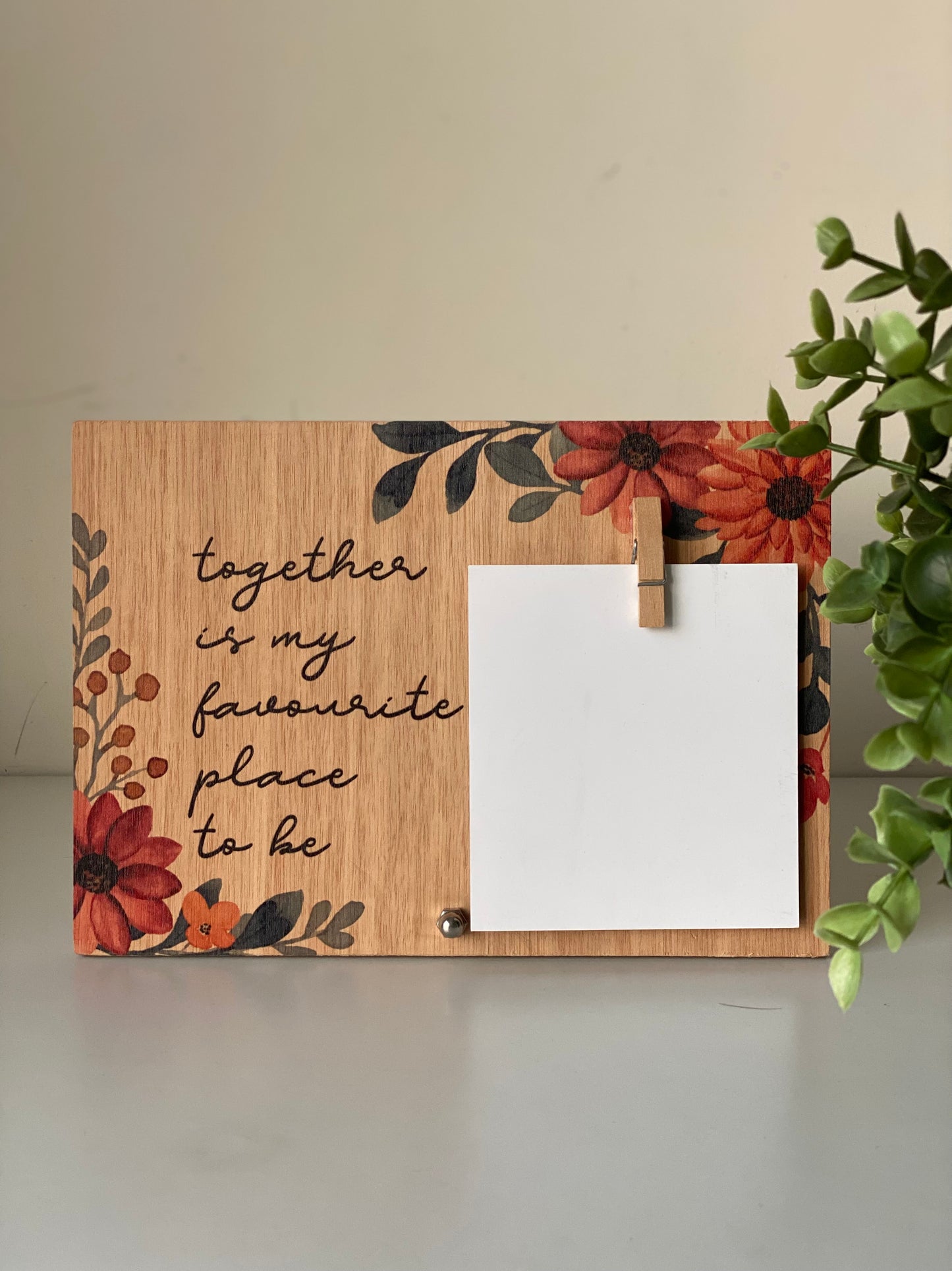 Together is my favourite place to be Picture Frame