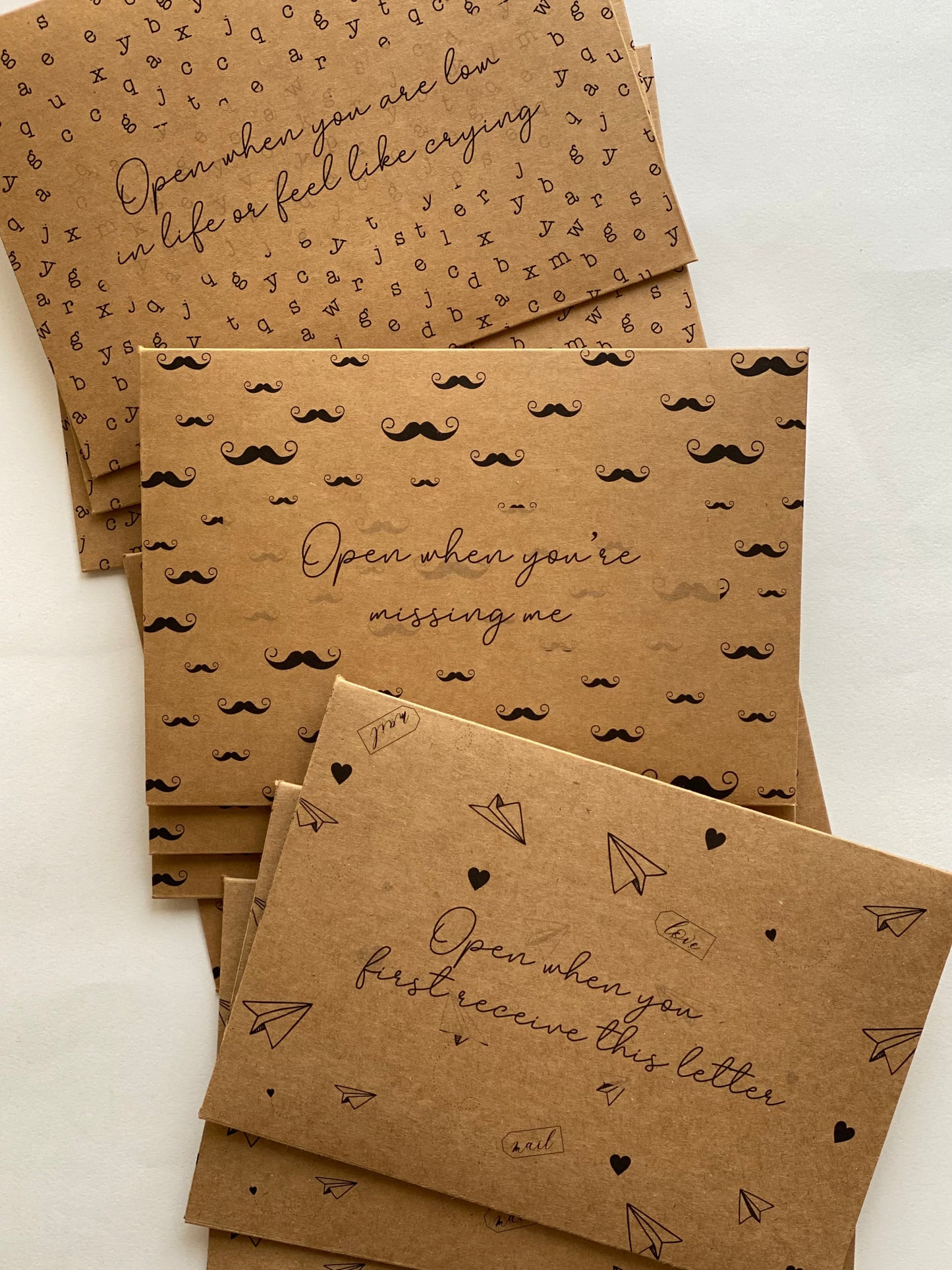 Open when letters