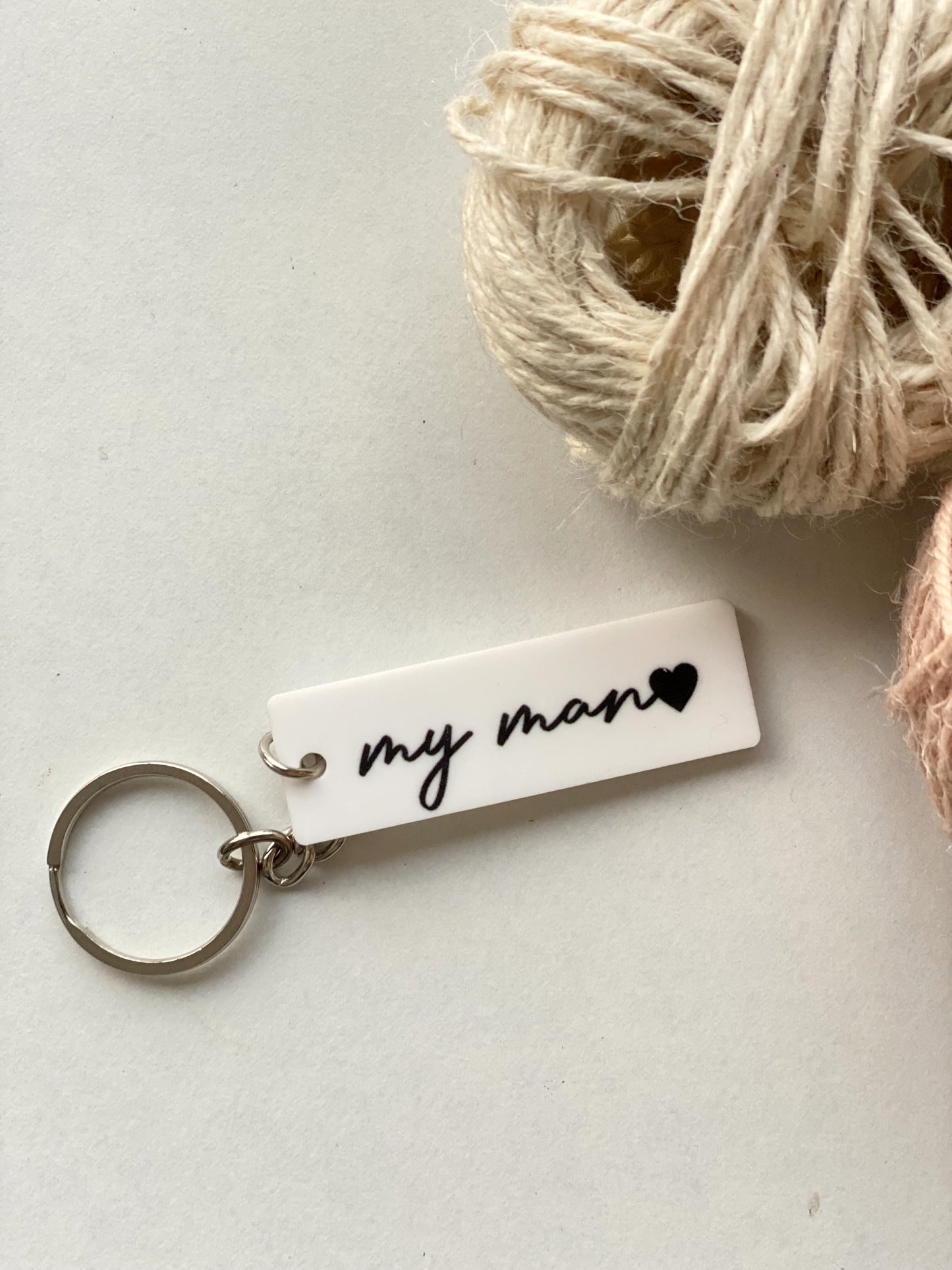My Man Keychain