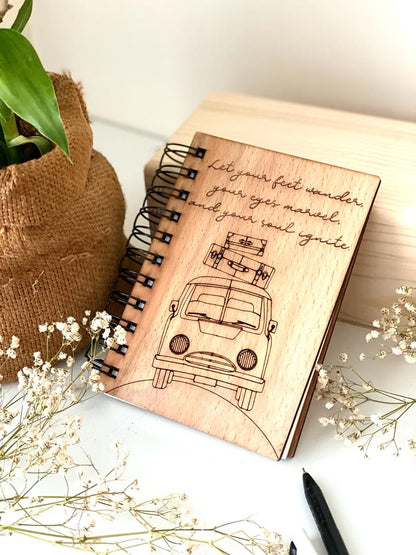 Adventure - Wooden Notebook