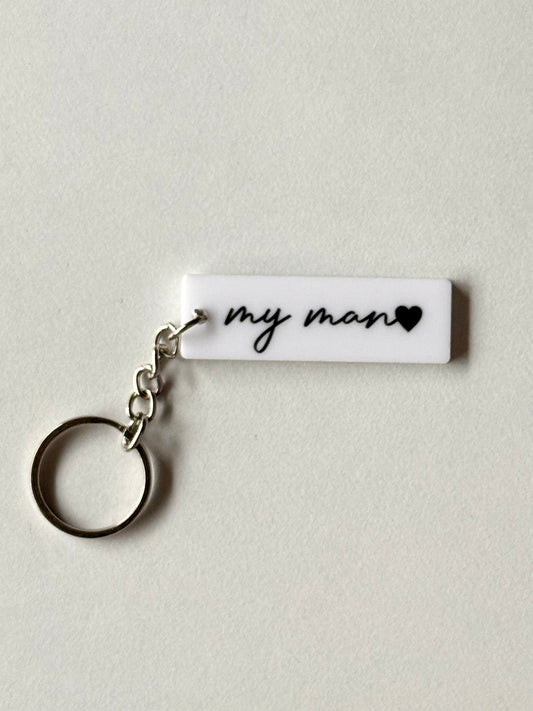 My Man Keychain