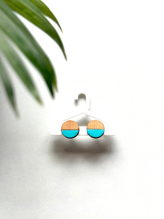 Circle pop earrings
