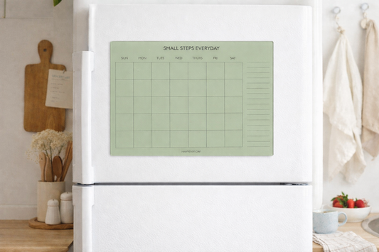 Magnetic Calendar Planner – Dry Erase & Reusable