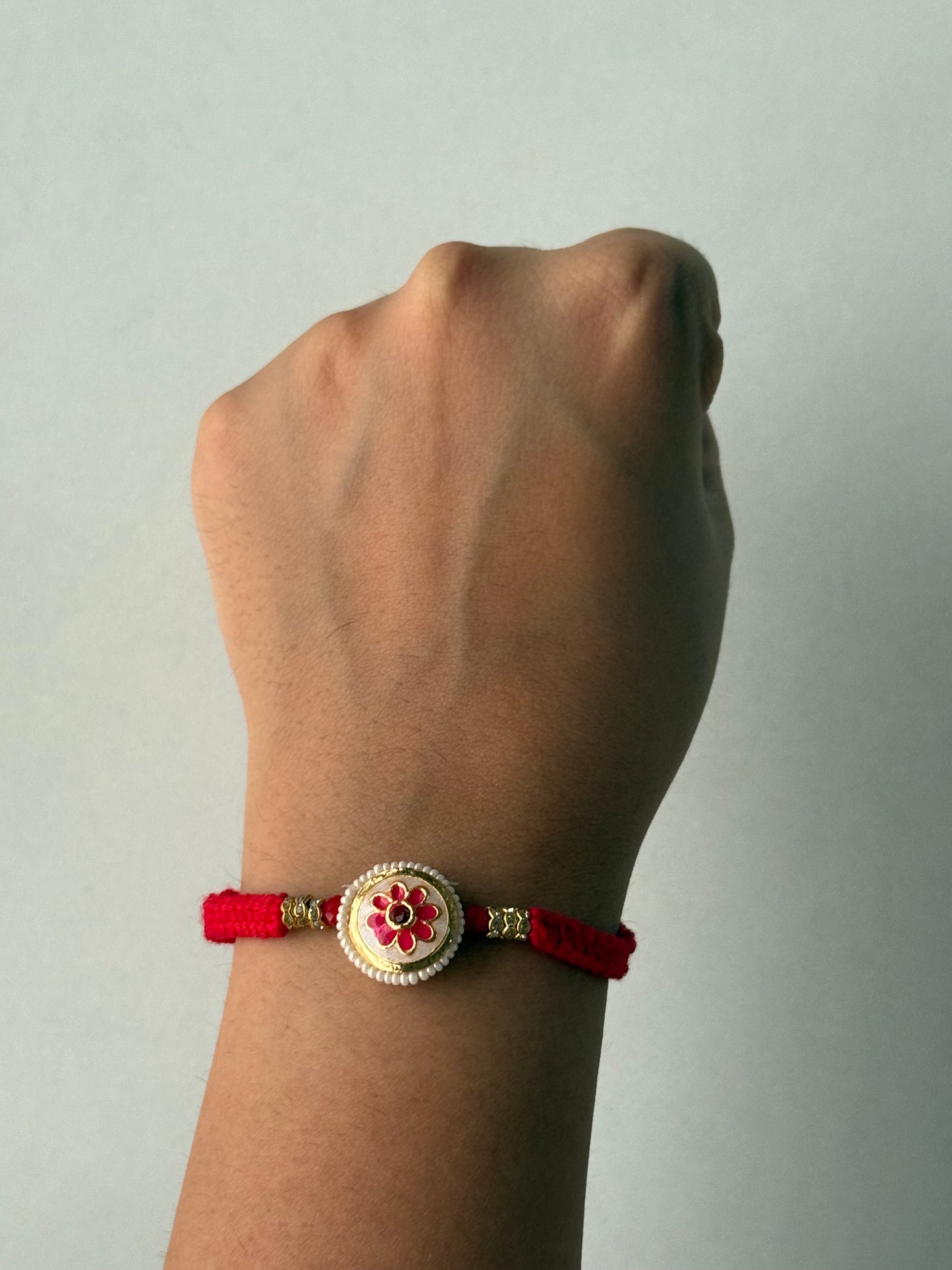Assorted Flower Pendant Rakhi