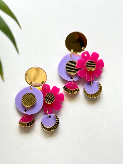 Dramatic Layered Earrings