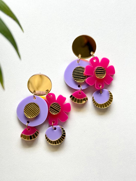 Dramatic Layered Earrings