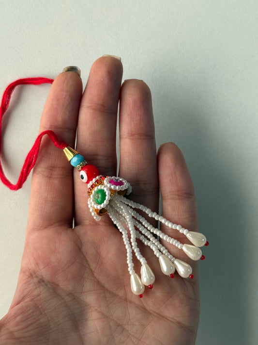 Evil Eye Colorful Rakhi Lumba