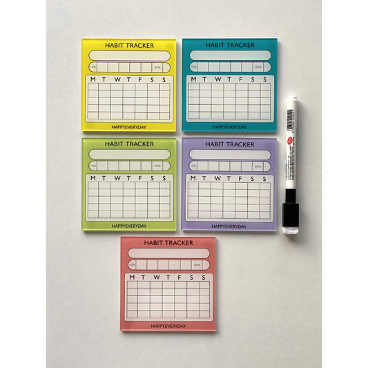 HappyEveryday Habit Tracker Acrylic Planner