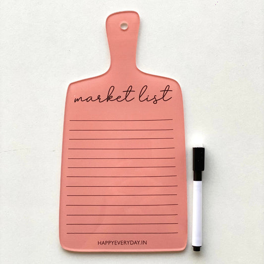 HappyEveryday Market List Magnetic Acrylic Planner