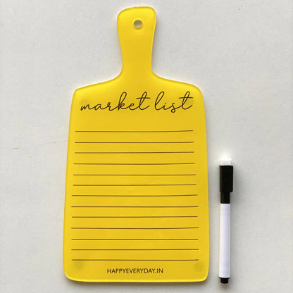 HappyEveryday Market List Magnetic Acrylic Planner