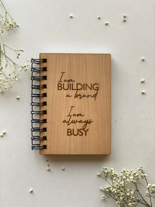 Building a brand Wooden Notebook