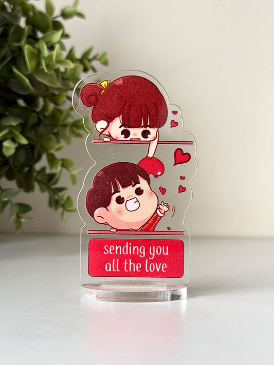 Sending you love Desk Standee