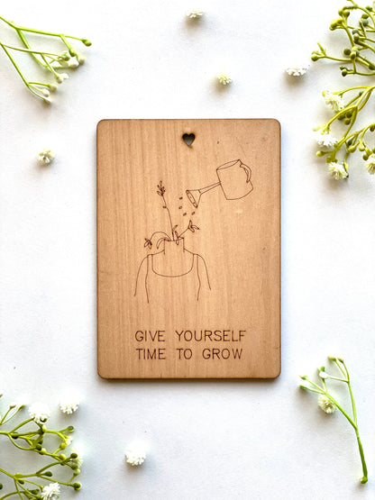 Growth Wooden Card