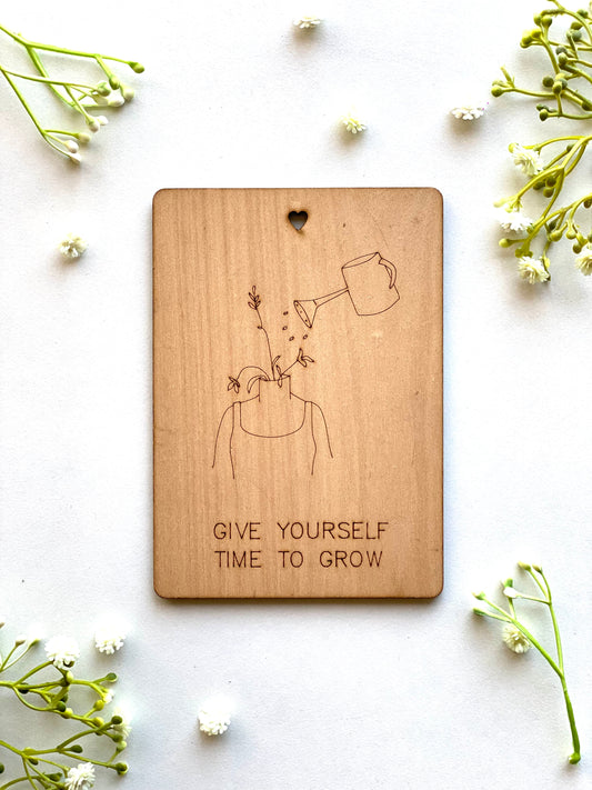 Growth Wooden Card