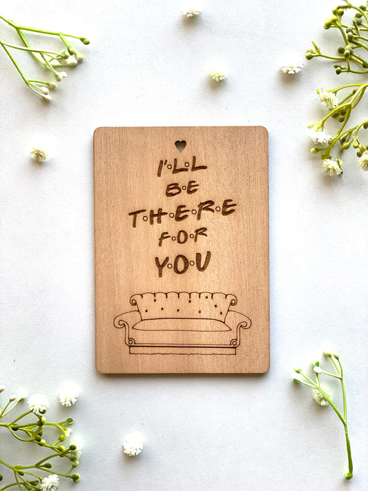 Friends Wooden Card