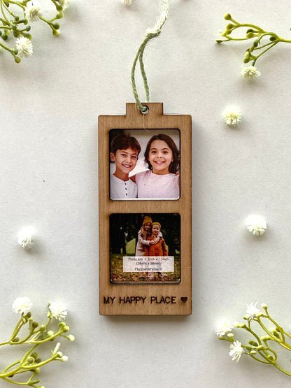 Polaroid Photo Magnet - Two Photos