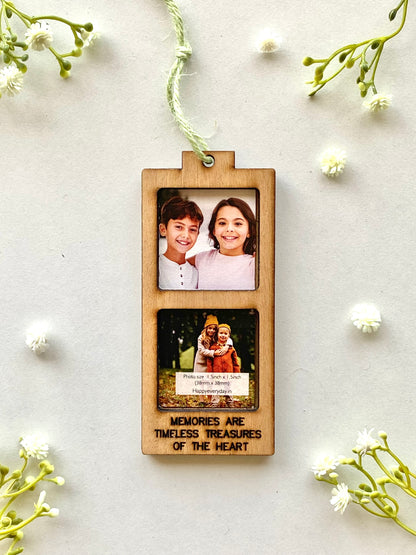 Polaroid Photo Magnet - Two Photos