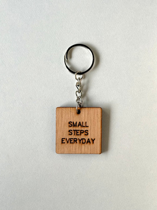 Small Steps Everyday Keychain