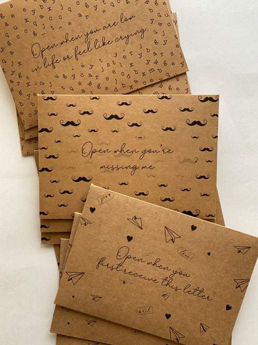 Open when letters