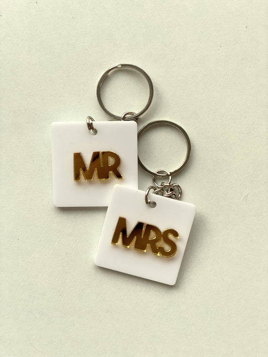 Mr and Mrs Keychain