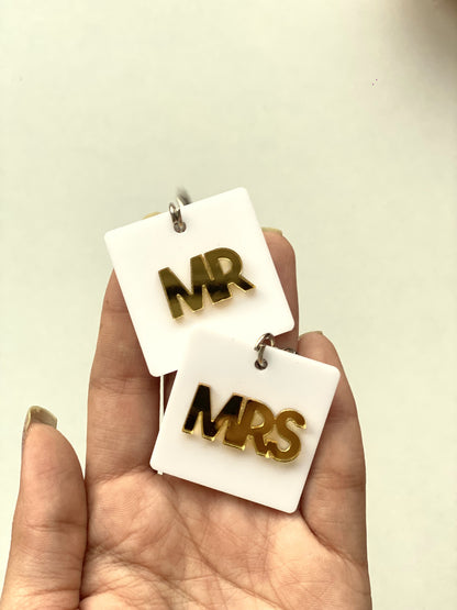 Mr and Mrs Keychain